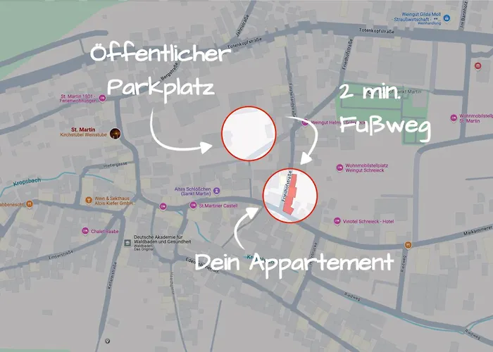 Apartamento 1-2 Personen - Fahrradgarage - Kueche - Zentrum - Wlan - Klima Sankt Martin