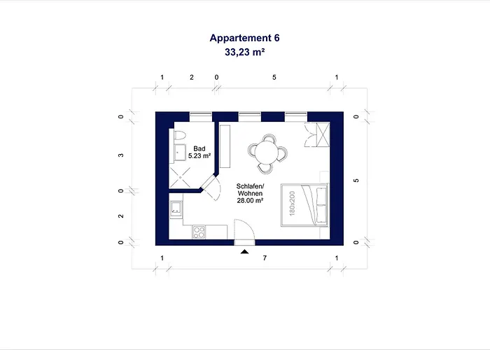 1-2 Personen - Fahrradgarage - Küche - Zentrum - Wlan - Klima Apartment